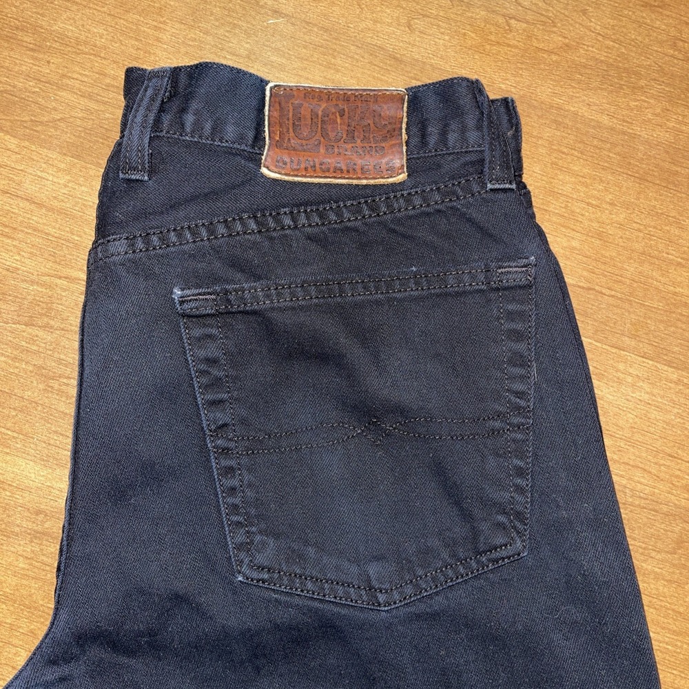 Lucky Dungarees Jeans Men 33 Black Vintage Straight‎ 7M10230 Gene Montesano
